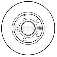 BORG & BECK Тормозной диск BBD4687